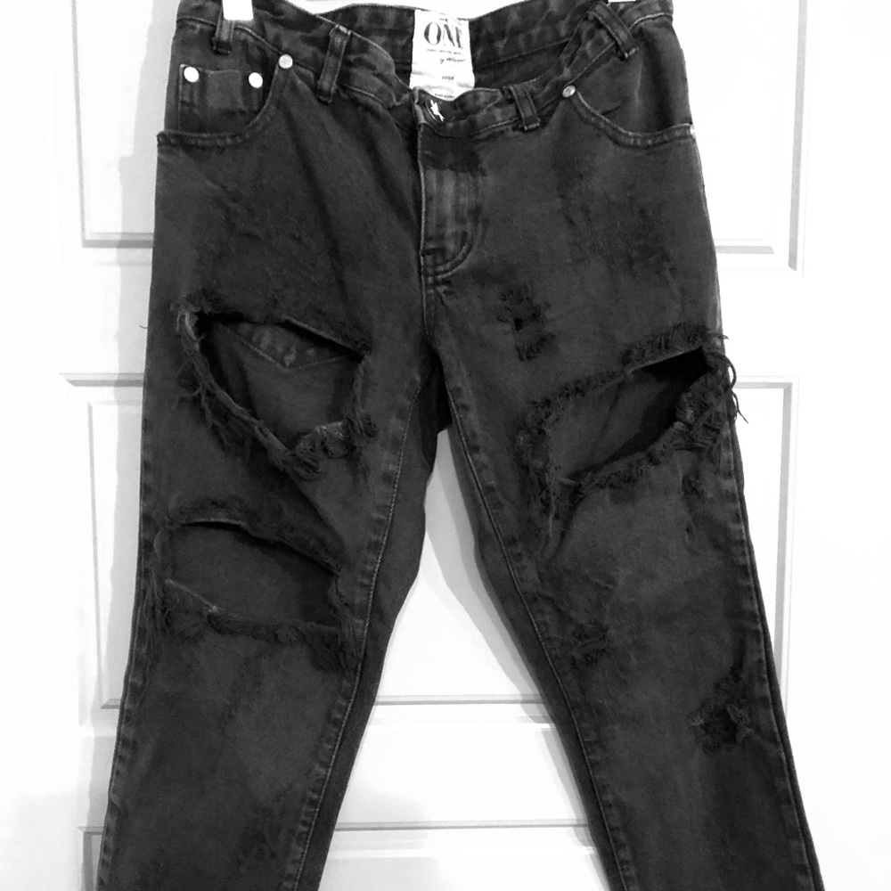 ONE Teaspoon Thrashed free birds jeans
